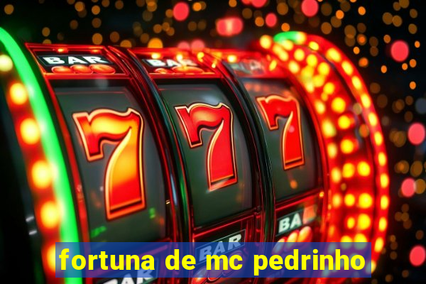 fortuna de mc pedrinho